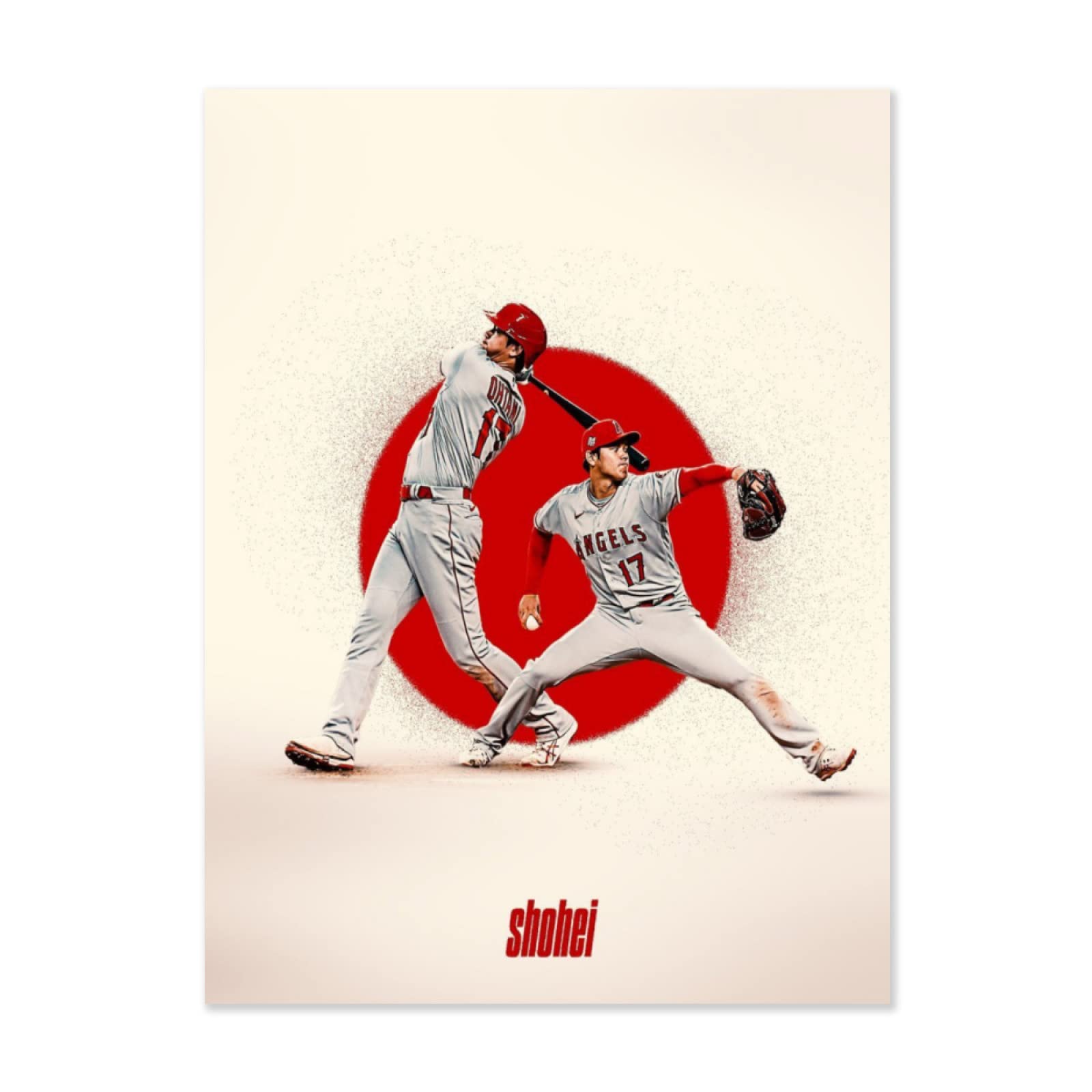 大谷翔平 アートプリント フレーム付き